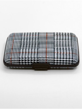 PLAID PRINTS CREDIT CARD WALLET